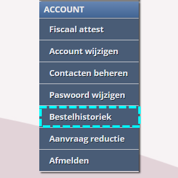 Thumbnail bestelhistoriek