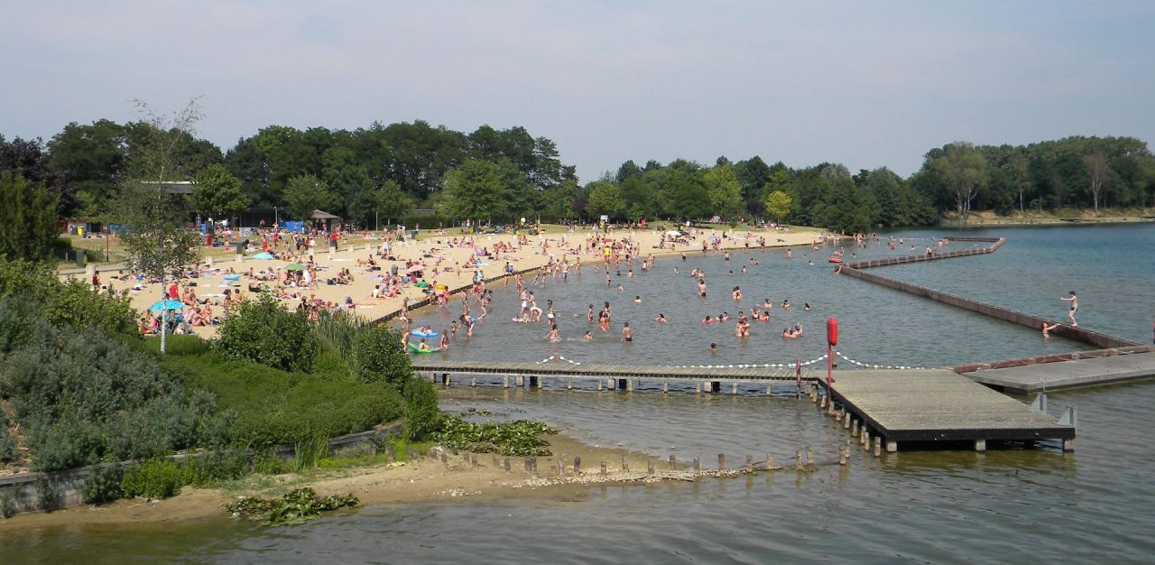 Vijver en strand De Nekker 2