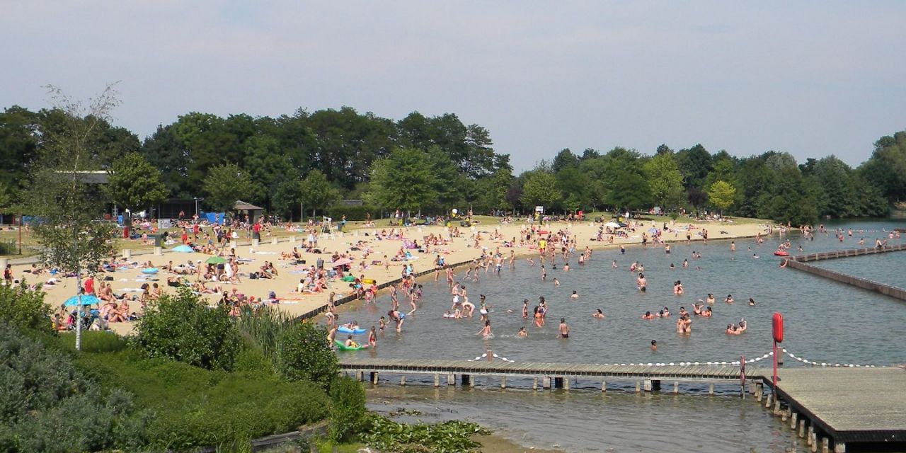 Vijver en strand De Nekker 2